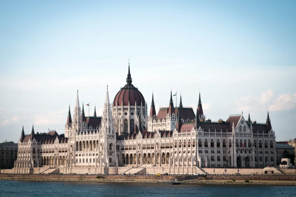 Budapest Parliament view on a day trip from Vienna