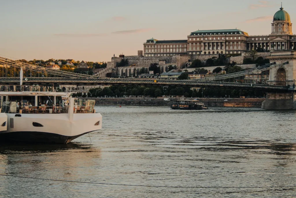 Danube river cruise views in Budapest