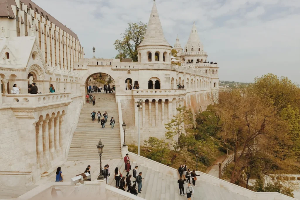 Fisherman’s Bastion view during a Budapest day trip