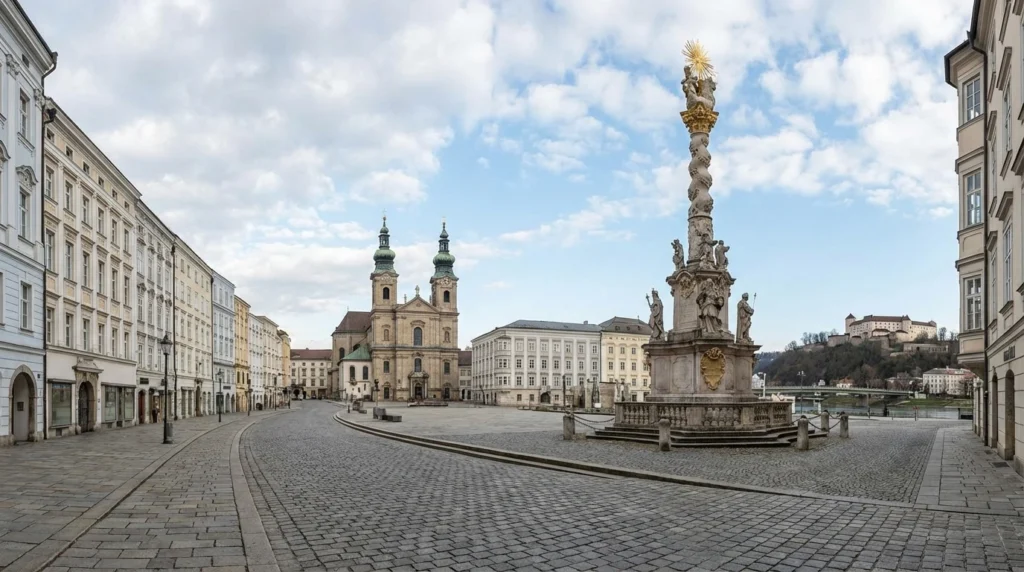 Private guided tour in Linz in 2026 exploring Hauptplatz and Linz Castle with a local guide