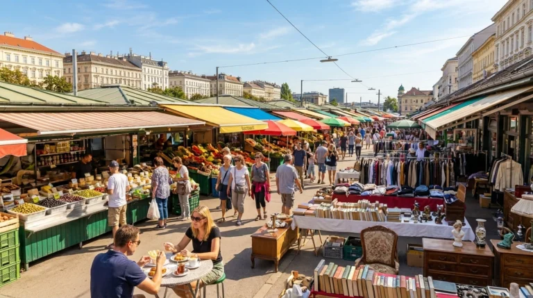Naschmarkt is one of the top best free things to do in Vienna
