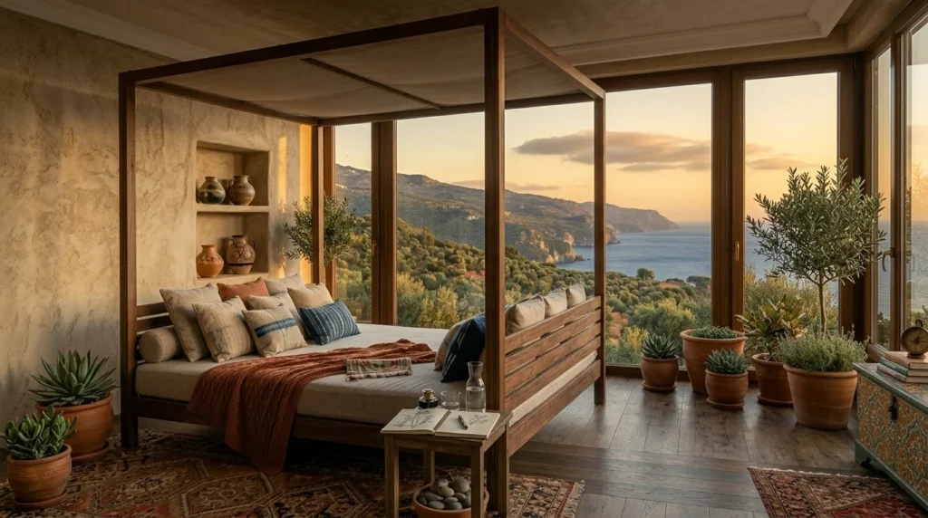 A room of one of the top-rated hotels in Český Krumlov for 2026.