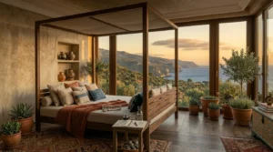 A room of one of the top-rated hotels in Český Krumlov for 2026.