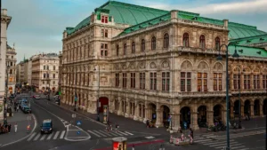 A street in Vienna having some of the best hotels to stay in Vienna all over the year