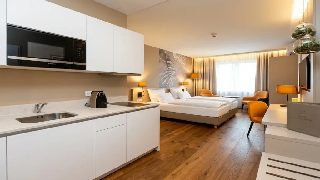 Guest room at Hotel Das Himberg near Vienna Airport