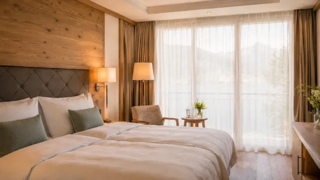 Cozy hotel room in Gmunden near Lake Traunsee