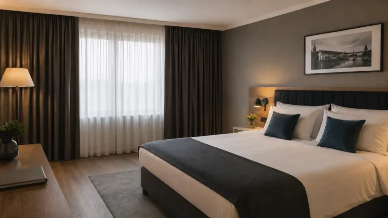 Cozy hotel room for one night in Linz Austria
